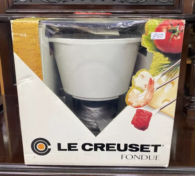 Le Creuset Cast Iron Fondue New And Boxed