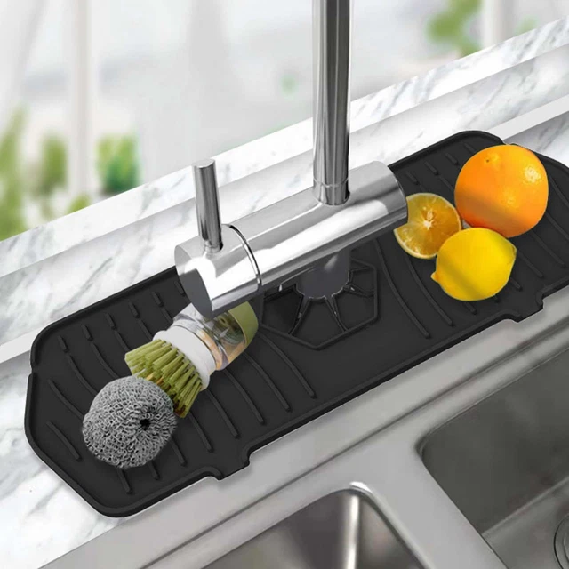 3x Tapis Absorbant De Robinet Enveloppant La Protection D'évier De