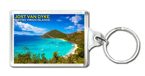 Jost Van Dyke British Virgin Islands Schlüsselanhänger Souvenir