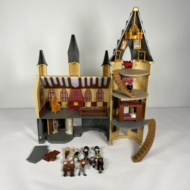 WIZARDING WORLD HARRY Potter Magical Minis Hogwarts Castle Play set And