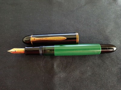 COLIBRI' PENNA STILOGRAFICA VINTAGE FOUNTAIN PEN COLOR VERDE SCURO NEW 