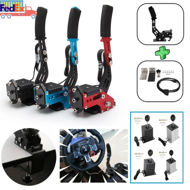 USB Handbrake with Clamp and H Shifter fit Logitech G29 T300RS/GT Steering Wheel