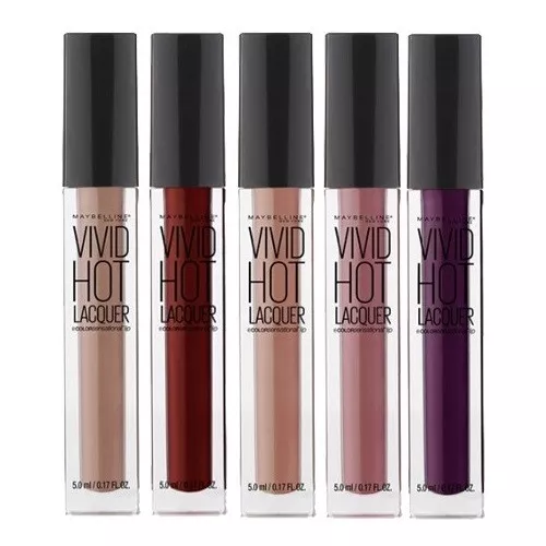 Maybelline Color Sensational Vivid Hot Lacquer Lipstick Lip *Choose Shade* Bn