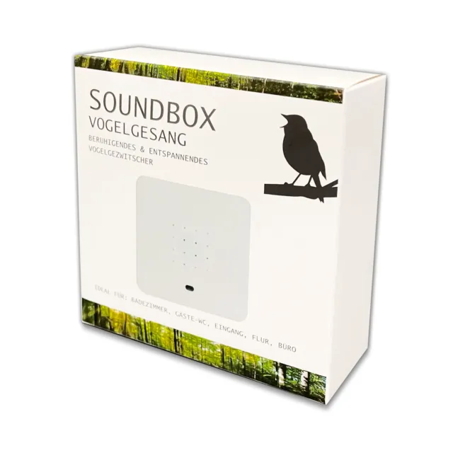 Soundbox Vogelgezwitscher Naturgeräusche Vogelgesang Box mit Bewegungsmelder 3