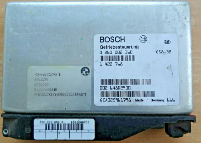 Getriebesteuergerät BMW E39 5er E38 7er ECU Modul Bosch 0260002360  1422768