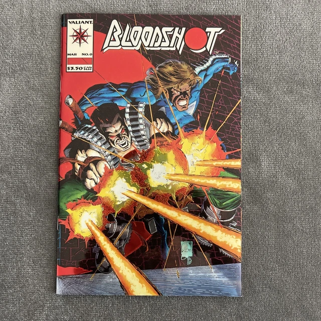 Valiant Comics Bloodshot Issue # 0 Chromium Cover 1994