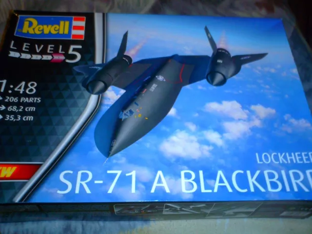 Revell  1/48 Scale The U.s.a.force Lockheed Sr-71 A Blackbird