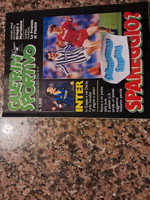 Revue Guerin Sportivo N°3 Mars 1986 - Platini, Schuster, Antognoni, Causio