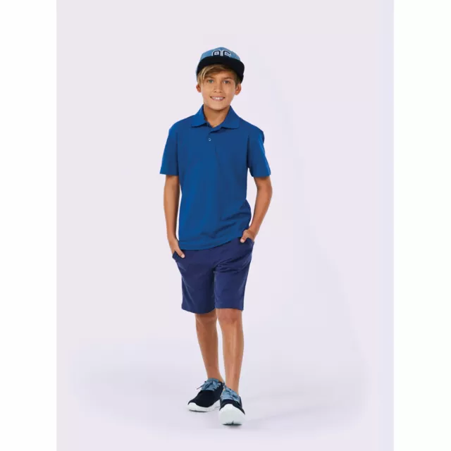 Uneek Childrens Ultra Polo Shirt Kids Causal Top Unisex Boys Girls Collar Shirts