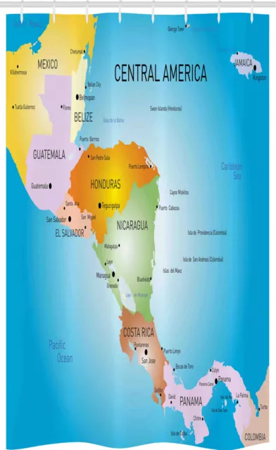 Centroamérica Cortina de Ducha Ciudades de América