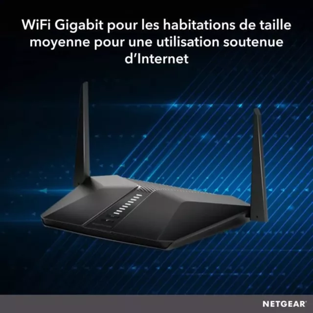 Netgear AX3000 Nighthawk AX4 WLAN-Router Dual-Band (2,4 GHz/5 GHz) Gigabit Ether