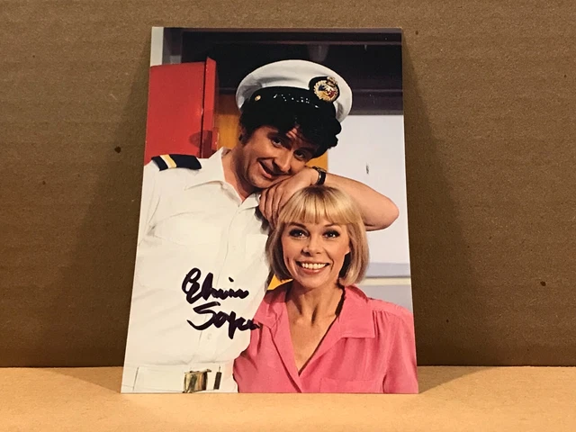 ELAINE JOYCE Authentic Hand Signed Autograph 4x6 Photo - FAMOUS ACTRESS