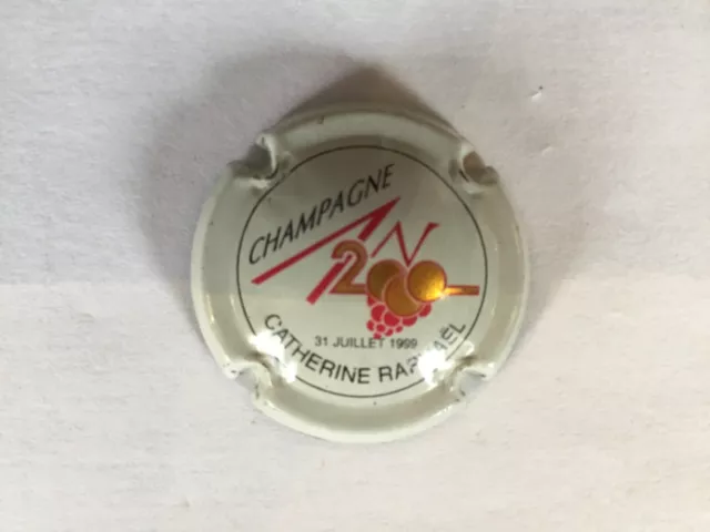 Capsule de Champagne An 2000 Mariage 21 Juillet Blanc