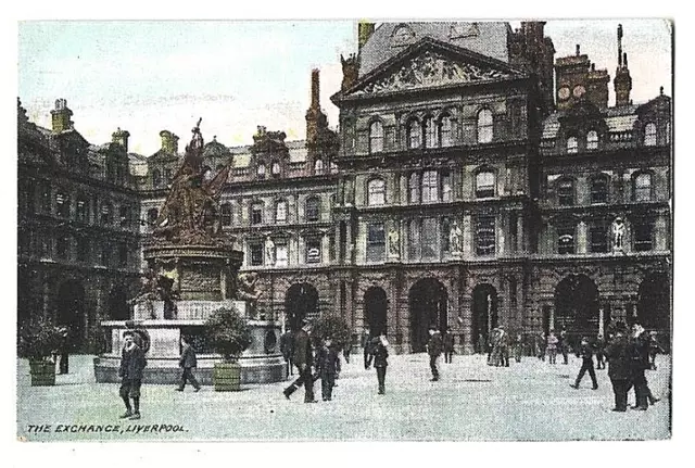 postcard-Merseyside-Liverpool-The Exchange