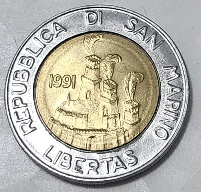 San Marino 🇸🇲 500 Lire Coin 1991 (Commemorative Issue From Set)