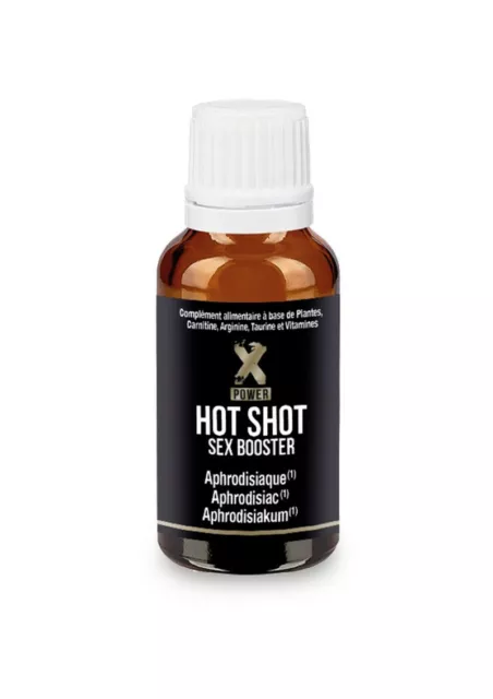 Stimolante sessuale energizzante Hot Shot Sex Booster 3 x 20 ml Afrodisiaco Uomo 3