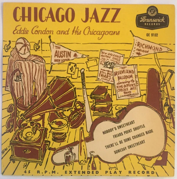 EDDIE CONDON AND His Chicagoans Chicago Jazz (7", EP) EUR 17,74