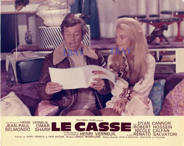 *Jean-Paul Belmondo Dyan Cannon le casse Henri Verneuil photo vintage Kodak