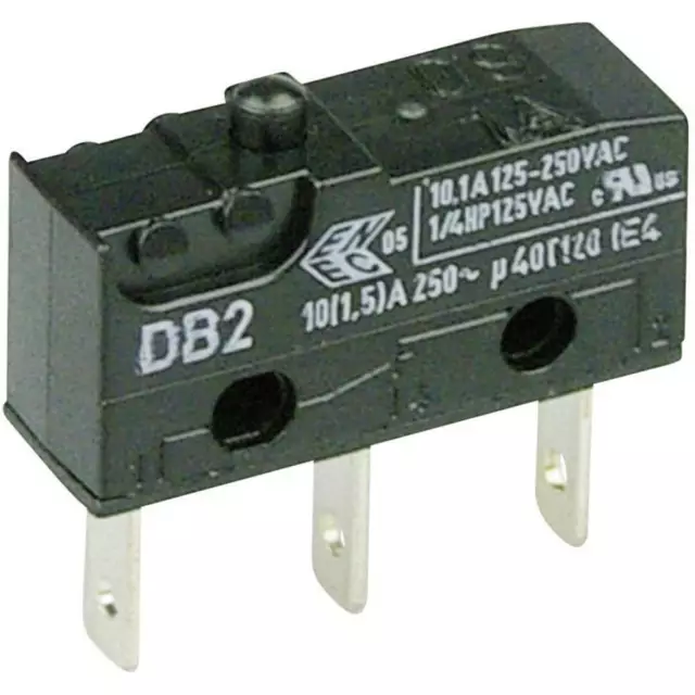 ZF DB2C-B1AA Microrupteur DB2C-B1AA 250 V/AC 10 A 1 x On/(On) à rappel 1 pc(s)