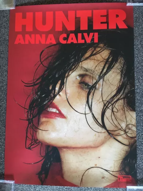 Anna Calvi - Promo Music Poster - Hunter Album - Original Official Domino Issue