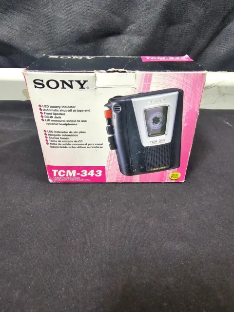 Sony Tcm-343 Cassette Recorder
