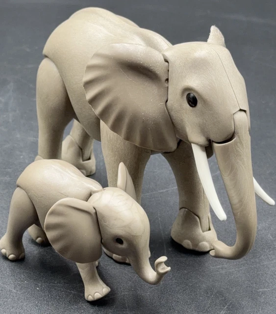 Lot Playmobil Zoo Ancien Animaux Vintage Dromadaire Elephant Lion