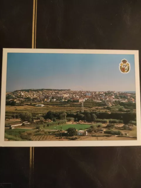 Tarjeta Postal De Una Vista Panorámica De Caspe (Zaragoza)