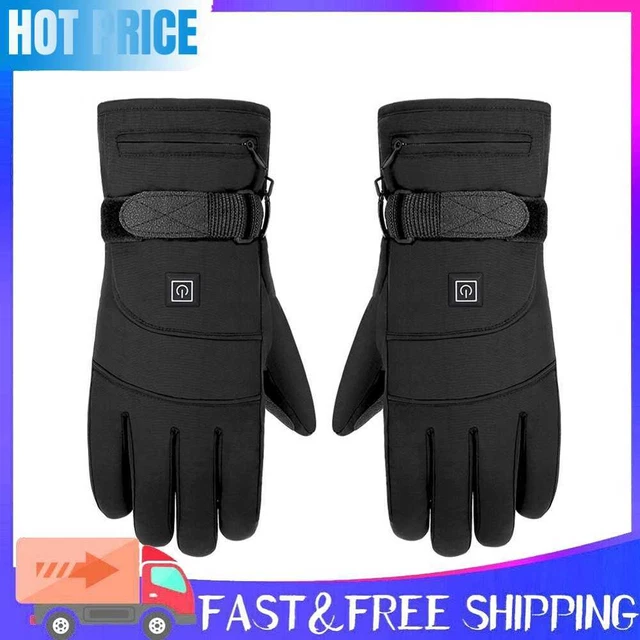 Electric Heated Gloves Touch Screen Anti-Cold Cycling Gloves (Battery)
