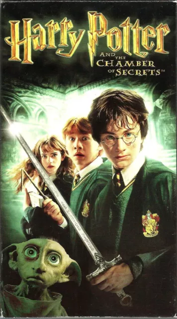 Harry Potter and the Chamber of Secrets VHS 2003 Daniel Radcliffe Rupert Grint
