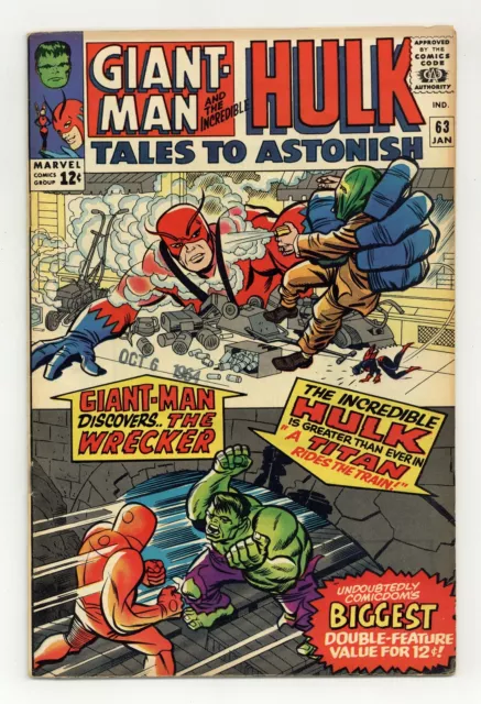 Tales Pour Astonish #63 Fn- 5.5 1965