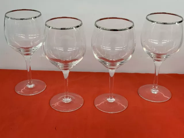 Lenox Crystal   --  Weatherly  --   Water  Goblets  (4)