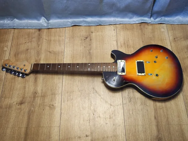 Alte EMG E-Gitarre aus Holz defekt