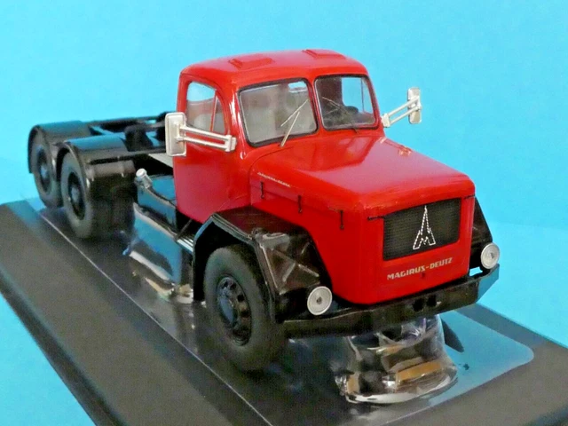 MAGIRUS DEUTZ JUPITER 6x6 Tractor unit in Red. Ixo 1:43 rd. Scale ...
