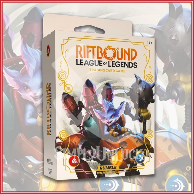 RIFTBOUND TCG SPIRITFORGED CHAMPION DECK RUMBLE English ships 2/13 £35. ...