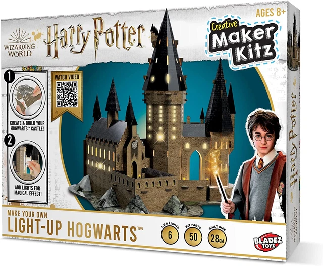 PUZZLE 3D HARRY Potter Castello Di Hogwarts 50 Pz E Luci Led Incluse