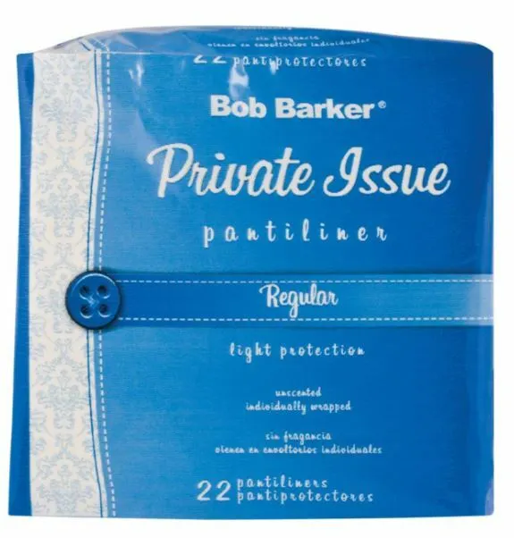 Bob Barker® Private Issue Panty Liners - Lot of 6 containing 22 = 132 individual