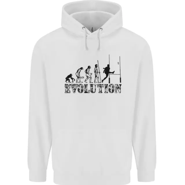 Evolution of Rugby Player Union Funny Childrens Kids Hoodie