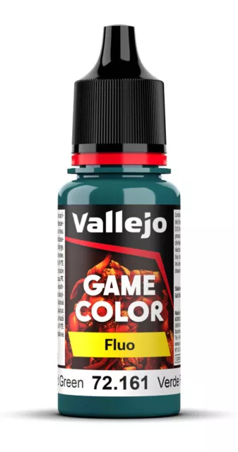 Acrylic Paint - Game Colour Fluo #Fluorescent Cold Green (18 ml/0.6 fl oz)