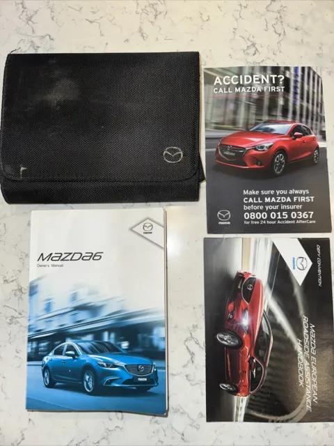 MAZDA 6 (2012 - 2016) 3rd Gen Owners Manual / Handbook + Wallet