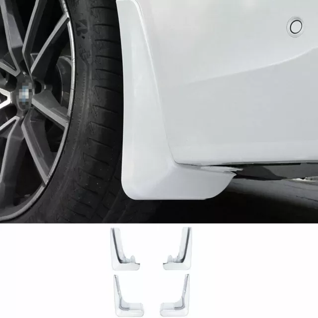 For BMW 3-Series G20 2019-2021 Ore White Wheel Mud Flaps Fender Splash Guards 4X
