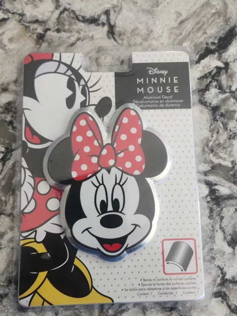 New Disney Minnie Mouse Aluminum Exterior Car / Truck / SUV Decal