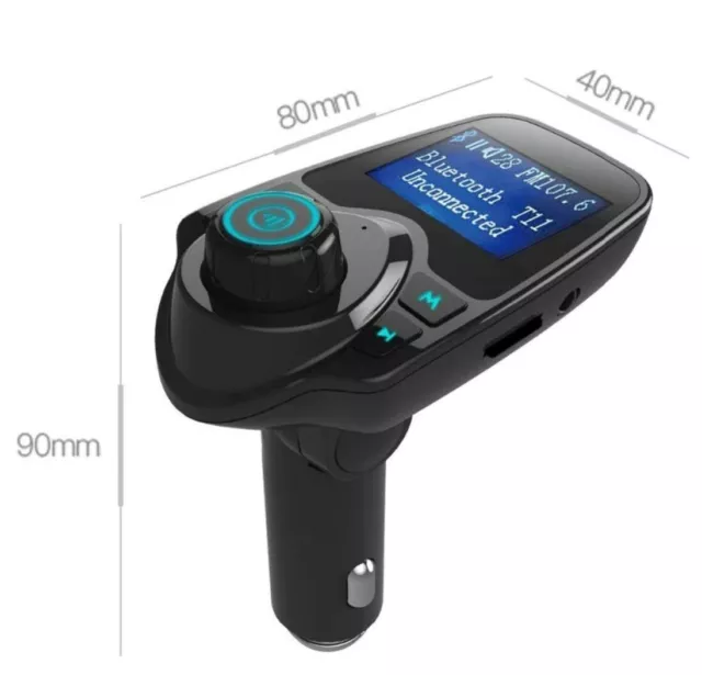 Car Kit Mp3 Music Player & Usb Charger Wireless Bluetooth Fm Transmitter Radio