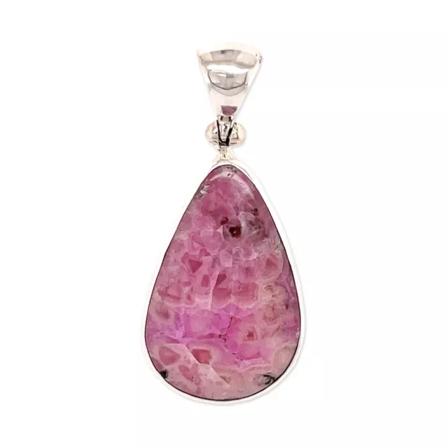 Pink Cobalto Calcite Pendant Necklace by Stones Desire