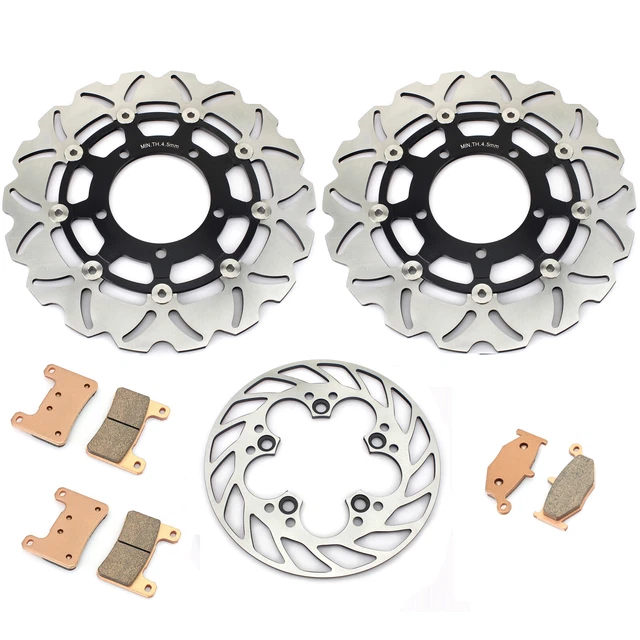 Disques de Frein Arrière Avant Plaquettes pr Suzuki GSXR 1000 2008 600 750 06 07