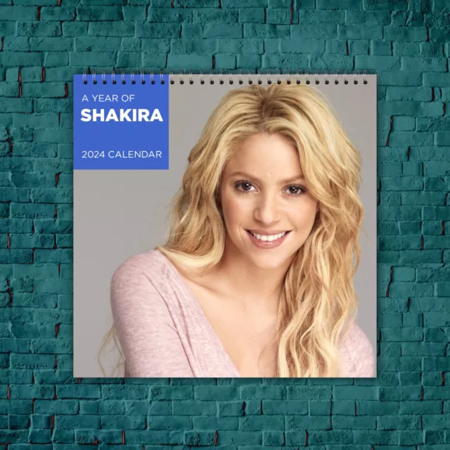 SHAKIRA CALENDAR 2024 Shakira 2024 Celebrity Wall Calendar Gift £24.