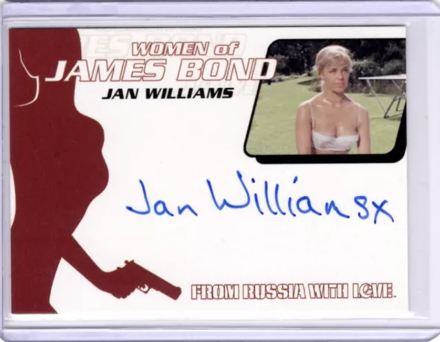 James Bond, Women Of Bond Autograph Card WA46 Jan Williams as Masseuse