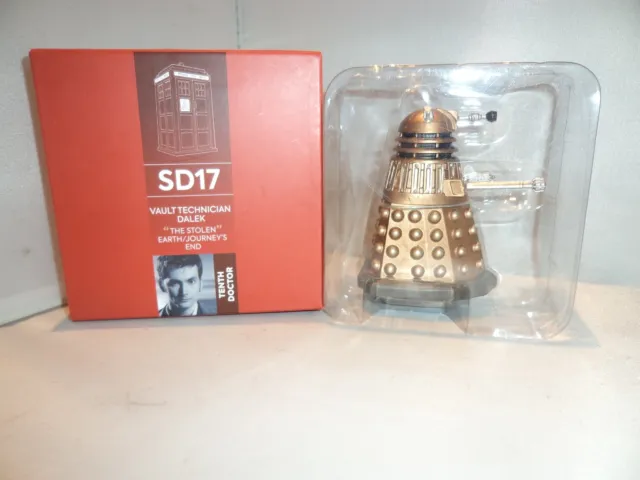 Doctor Who Figurine Collection Rare Dalek 17 Vault Technician Dalek With Mag