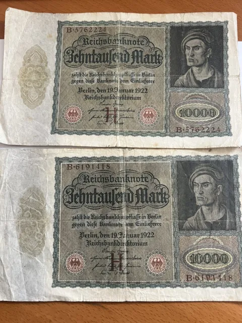 deutsches Reich Banknoten Sammlung / Diverse andere