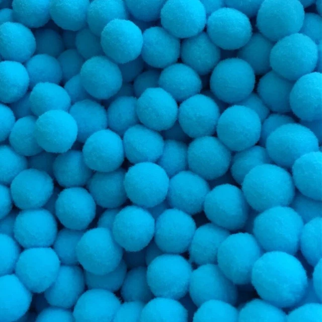 100 piezas pompones de fieltro hágalo usted mismo pompón de piel difusor aceites esenciales bola de felpa flash