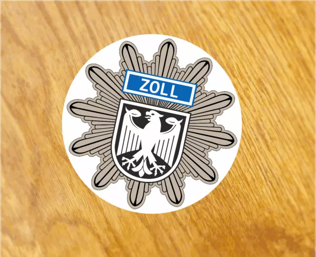 ZOLL Aufkleber Sticker Auto Strafzettel DPolG GdP Polizei Plakette Stern Mi499